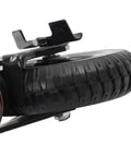 Heavy Duty 8 Inch Fence Gate Wheel Roller With Silent Rubber Tread And Bulletproof Steel Core side view showcasing durable rubber tread.