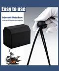 Workhorse Universal Bench Grinder Cover 19X13X16 Inch 600D Oxford Fabric Waterproof Dust Shield with adjustable shrink rope.