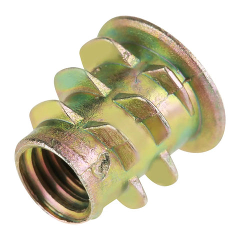 Top Shelf Zinc Alloy Threaded Inserts for Wood and Furniture M5 Hex Drive Nuts Built Hella Strong Rust Resistant Woodworking Hardware Quick Install Design for Serious DIY Crafts