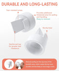 Replacement Breast Pump Parts Kit For S1 S2 S9 Plus Compatible Pumps, 2 X 24mm Flanges, Duckbill Valves, Tubes, Bottles, Backflow Protectors, Not Original Accessories, Built To Last And Easy To Install; duckbill valve detail