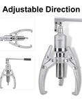 20 Ton Hydraulic Bearing Puller Heavy Duty Separator With Forged Claw Arms Built Like A Tank For Auto Repair Shops Delivers Smooth Pulling Power With Zero Hassle A Straight Up Workhorse Mechanics Swear By adjustable direction feature shown in detailed design.