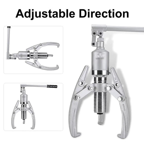 20 Ton Hydraulic Bearing Puller Heavy Duty Separator With Forged Claw Arms Built Like A Tank For Auto Repair Shops Delivers Smooth Pulling Power With Zero Hassle A Straight Up Workhorse Mechanics Swear By adjustable direction feature shown in detailed design.