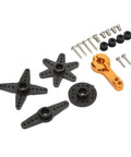 Hella Tight 25Kg Digital Metal Gear Servo Delivering Nasty Torque And Lightning Fast Coreless Response Perfect For 1/10 Scale RC Crawlers Trucks And Robotic DIY gear arms and screws set for customization.