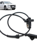 Rear-left ABS wheel speed sensor with mounting bracket and connector, OEM 3630050U2010, black cable