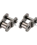 Premium DTGN Offset Half Link For ANSI 120 Roller Chain With 38.1mm Pitch And Two Piece Set, Manganese steel connectors for repairs.