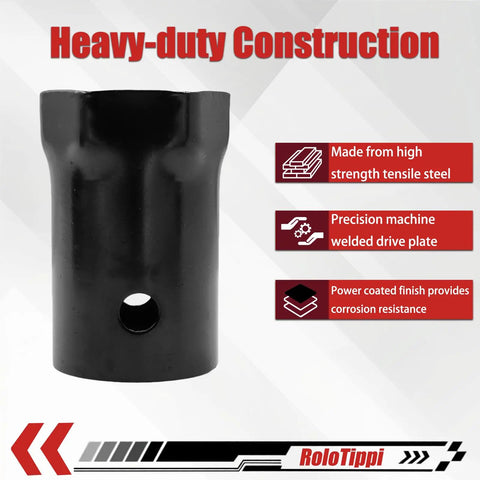 Beefy Half Inch Drive 54mm 6 Point Wheel Bearing Locknut Socket For Toyota Land Cruiser Hilux 4x4 And Nissan Patrol Y60 GQ MQ MK