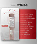 Universal Wireless Garage Door Opener Keypad That Just Works With Chamberlain Craftsman Sears Openers, model 877MAX