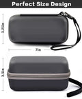Hard Travel Power Bank Case For Anker USB C Portable Chargers 737 735 736 717 with half mesh cable pocket and strap