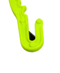 Close-up of yellow tip of Beefy Waterproof 8 Inch Diving Line Cutter With Firm Grip Handle, Compact Underwater Tool for Fishing, Spearfishing.