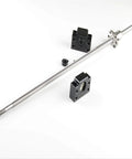 550mm Ballscrew Kit With BK10 BF10 End Supports For CNC Machines RM1204 12mm Diameter 4mm Pitch Ball Screw And Nut Housing