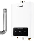 Indoor Tankless Water Heater Hands You Sweet On Demand Hot Water Powered By Pure Natural Gas Efficiency And A Clean Digital Dashboard