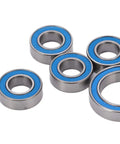 5 stainless steel sealed ball bearings with blue seals for 8Pcs Stainless Steel Sealed Ball Bearings for RC Crawler Cars Upgrade Parts.