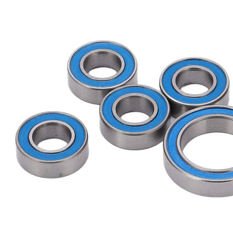 5 stainless steel sealed ball bearings with blue seals for 8Pcs Stainless Steel Sealed Ball Bearings for RC Crawler Cars Upgrade Parts.