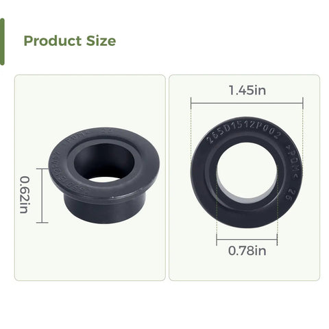 2 Pack Dishwasher Lower Rack Wheel Replacement WD12X26146 Fits WD12X10435 265D1512P002 AP6989036 Size Chart
