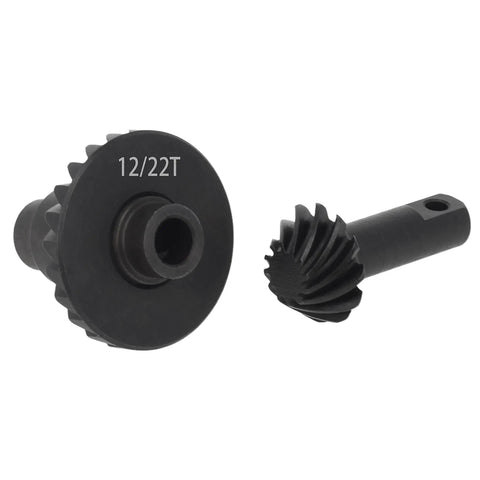 Overdrive Helical Differential Gear Set For Traxxas TRX4M 12-22T Upgrades shown from side and angle view