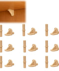 5mm Shelf Bracket Peg Set For Standard Shelf Holes With Corner Brackets And Slim Pins for cabinets and bookcases