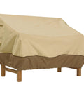 Veranda Water Resistant 50 Inch Patio Bench Cover For Outdoor Furniture Heavy Duty Weatherproof Protector with interior seams