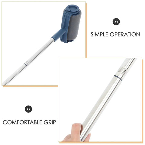 Straight-Up High Performance Paint Roller Kit with Telescoping Pole for Walls, showcasing ergonomic grip and roller design.