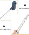 Pro Grade Paint Roller Kit With Adjustable Telescopic Handle For Effortless Ceiling And Wall Coating That Makes DIY Renovation A Real Breeze Without Drips Or Streaks featuring a close-up of the comfortable grip and roller.