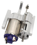 Front view of Second Gear Gearbox Upgrade for 1/16 Scale WPL MN RC Cars, all-metal dual speed transmission part.
