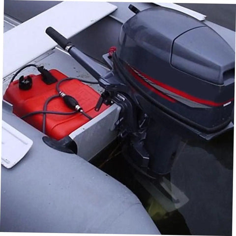 High Flow Gas Siphon Hose No Spill For Quick Liquid Transfer Hand Pump Siphon on boat fuel tank