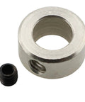 Close-up of Stainless Steel T8 Lead Screw Locking Ring Collar Set With 12 M4x4mm Allen Screws for 3D Printers 8mm Bore