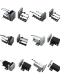 Pro Grade Mechanical Arm Gripper Cylinder With Magnetic Parallel Clamping Clip For Industrial Automation And Precision Handling 1210CH 1205PT WD 1815 1820, shown in multiple views.