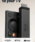 Upgrade Your Living Room Setup With This Killer 4K Streaming Stick Delivering Hella Vibrant Images Lightning Fast Playback And Rapid Wifi 6 Connectivity Paired With A Snappy Voice Remote For Total Binge Ready Entertainment Value. Close-up of the 4K streaming stick and voice remote.
