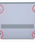 Four Pack Laptop Bottom Rear Cover Rubber Feet Strips Replacement For HP Pavilion 15 CW 15 CS TPN Q208 Q210 Models Durable Foot Pads Set