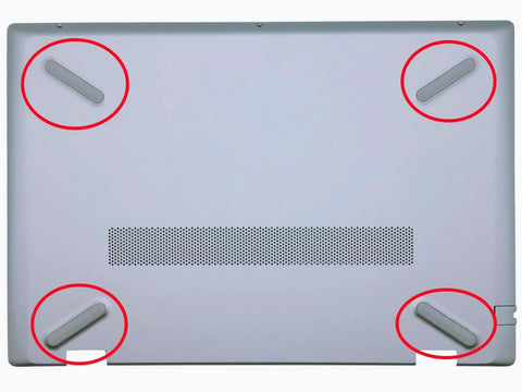 Four Pack Laptop Bottom Rear Cover Rubber Feet Strips Replacement For HP Pavilion 15 CW 15 CS TPN Q208 Q210 Models Durable Foot Pads Set