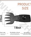 Two Pack Replacement Hedge Trimmer Blade Assembly 302348001 For Homelite And Ryobi P2900 Series showing dimensions