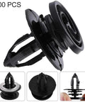 Car Interior Door Panel Trim Clip Set Weather Resistant Fasteners Rivet Kit For Door Cards Easy Installation Heavy Duty Clips Replacement 200 pcs black plastic clip with washer for door panels