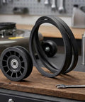 Must Have Idler Pulley And Drive Belt Combo Kit For Stens Z254F And CZ3815 Mowers, featuring a durable idler pulley and drive belts.