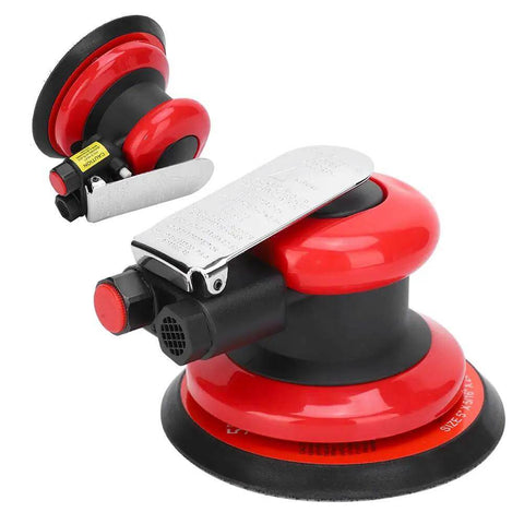 Front view of Five Inch Pneumatic Polisher With 10000 RPM No Load Speed Beast Air Powered Polishing Machine for industrial use