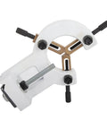 Rock Solid Cast Iron Steady Rest For Mini Wood Lathes 8X16 Inch Metal Center Frame Stabilizer with metal clamps.