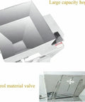 Automatic Powder And Granule Filling Machine With Hassle Free Setup, Rock Solid Stainless Steel Frame, Digital Scale For Precision Weighing, large capacity hopper view.
