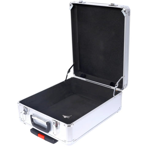 Open toolbox case from 899-Piece All-In-One Home Repair Tool Set With Rolling Toolbox Case And Four Drawers For DIY Home Projects