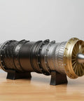 One To Twenty Scale Turbofan Fighter Engine Model Kit That Actually Runs With 150 Pieces DIY Assembly on display stand