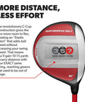 357 Fairway Hybrid 21 Degree Loft For Seniors Right Handed Delivers Distance Of A 3 Wood With The Ease Of A 7 Wood clubhead view