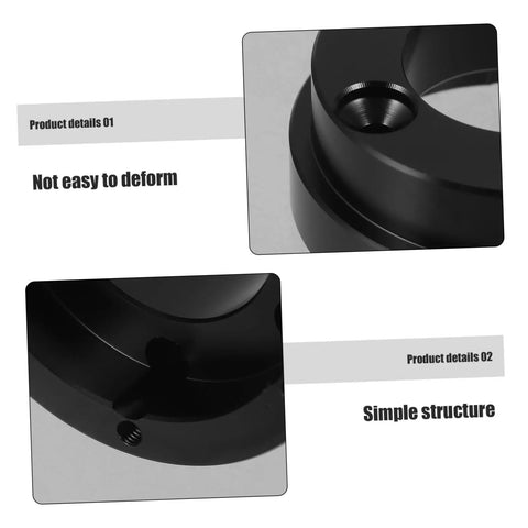 Close-up details of Racing Steering Wheel Adapter Plate For Cars Durable Wheel Adapter Easy Install Improves Control And Comfort
