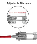Built Tough Heavy Duty Toggle Latch Clamp With 2000 Lbs Holding Capacity U Bolt Self Lock Adjustable Latch Hardware shown