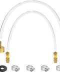 Hydraulic Steering Bleed Kit For Boats With Leak-Proof Cap And Quick-Connect Bottle Thread, brass construction components and tubes