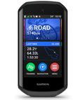 Edge 1050 Premium GPS Cycling Computer With Vivid Color Touchscreen showing ride stats and navigation on screen.