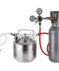 Five Pairs Ball Lock Keg Quick Disconnects For Homebrew Draft Systems With Five Sixteenth And One Fourth Barb Fittings And Leak Proof Silicone O Ring Seals, keg setup