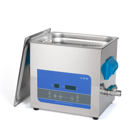 Fully Automatic Ultrasonic Cleaner For Vinyl LP And EP Discs With Badass 27 Liter Tank And 500 Watt Output To Blast Away Gritty Dust and clean controls.