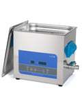 Fully Automatic Ultrasonic Vinyl Record Cleaner For LP And EP Discs With Built In Heater and Digital Timer, stainless steel design.
