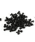 Dope Nylon Hex Spacer Kit With M2 M3 M4 Sizes 100 Piece Set Includes Plastic Spacers Screws And Nuts Male And Female Standoffs For Electronics And 3D Printing DIY Projects With Metric Threading, black nylon screws