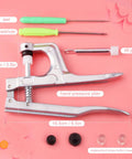 Colorful Snap Fastener Kit With Pliers 460 Pieces Of T5 Resin Plastic Buttons 24 Color Options No Sew DIY Sewing Fasteners