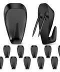 Stainless Steel Fabric Panel Cubicle Wall Hooks Heavy Duty 40 Lbs Capacity Set Of 10 Picture Hangers Clips For Office Home Kitchen Room Board Hanging Supplies Black
