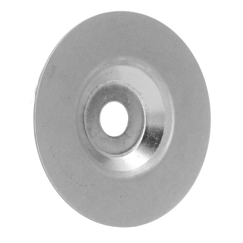 Ycauty 5 Pack Of 4 Inch Diamond Abrasive Discs For Premium Polishing And Deburring On Metal Wood Plastic With Tough Bowl Grinding Wheels That Last, close-up view of disc.